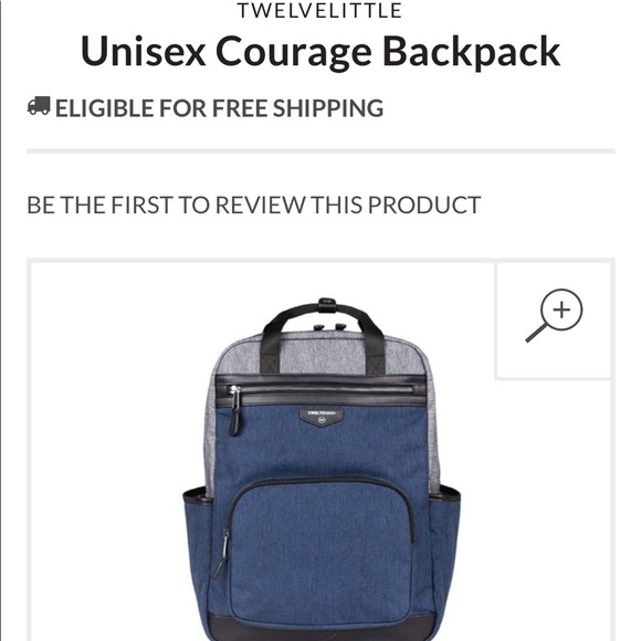 Unisex Courage Diaper Backpack two tones - Picture 2 of 8